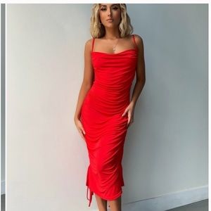 Tiger Mist Porto midi dress